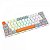 Teclado Mecânico Gamer Redragon Akali, RGB, USB, Switch Brown, ABNT2, 60%, Branco, Cinza e Laranja - Imagem 3