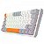 Teclado Mecânico Gamer Redragon Akali, RGB, USB, Switch Brown, ABNT2, 60%, Branco, Cinza e Laranja - Imagem 5