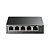 Switch TP-Link SF1005LP Fast Ethernet de Mesa de 5 Portas com 4 Portas PoE - Imagem 1
