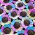 Forminhpas para doces -  Tie Dye Aberta - 50 unid - Imagem 2