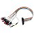 Cabo Adaptador Para Touca De EEG, Conector Db25 ( Femea ) e Conector Touch Proof - Imagem 1