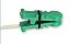 Eletrodo De Terra Auricular De Estanho Com Cabo de 100cm e Conector Touch Proof. Para Touca De EEG - Imagem 1