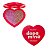 Iluminador Compacto Duo Cupid's Radiance Dopamine Ruby Rose - Imagem 1