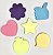 Bloco de Notas Adesivadas Formas Neon 45x45mm BRW - Imagem 1