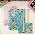 Caderno de Discos Buendía Floral Turquesa - Imagem 1
