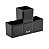 Organizador Plástico de mesa Tetris BRW - Imagem 5
