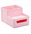 Organizador Plástico de mesa c/gaveta 4 compartimentos BRW - Imagem 1