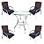 Jogo de Mesa com 4 Cadeiras Buriti - Sem Ombrelone - Imagem 1