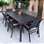 Conjunto com Mesa Ripada Retangular com 8 Cadeiras Cactos - Imagem 2