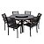 Conjunto Perpétua com Mesa Giratória Giro Externo com 6 Cadeiras - Imagem 1