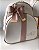 Mochila Baby P Sintético offwhite com nude - Imagem 3
