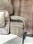 Kit Bolsa média, Mochilinha baby P, Necessarie Carol e Porta carteira de vacinação no Sintético Pérola com faixa Rose - Imagem 5