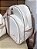 Mochila Baby G Sintético offwhite com faixa nude - Imagem 3