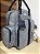 Mochila Multi Linho cinza escuro com azul marinho - Imagem 5