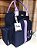 Mochila Multi Linho Marinho com Lilás - Imagem 2