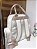 Mochila Multi Sintético offwhite com faixa nude - Imagem 6