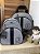 Kit Maternidade Bolsa Média e Mochilinha baby P Pied poule com faixa preta - Imagem 1