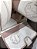 Kit Maternidade Malinha New, Bolsa M, Mochilinha baby G, Frasqueira Térmica, Porta Vacinação e porta Higiene Sintético offwhite com faixa nude - Imagem 4