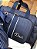 Kit Maternidade Bolsa Média e Malinha New Sintético azul marinho com faixa azul marinho extra dourado - Imagem 4