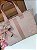 Bolsa Isabel Linho Rose com faixa Nude - Imagem 2