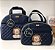 Kit Bolsa maternidade básico Bolsa G, Bolsa P Sintético Azul marinho - Imagem 1