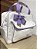Bolsa Maternidade G Sintético Offwhite com alça Lilás - Imagem 2