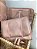 Kit Maternidade Bolsa Grande e Mochilinha baby P e acessórios do bebê Sintético Rose com faixa nude - Imagem 5