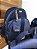 Kit Maternidade Bolsa Média, Mochilinha baby P, Necessarie Fox e Porta Carteira de Vacinação Sintético azul marinho com faixa marinho - Imagem 2