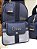 Kit Maternidade Bolsa Média, Mochilinha baby P, Necessarie Fox e Porta Carteira de Vacinação Sintético azul marinho com faixa marinho - Imagem 7