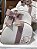 Kit Maternidade Bolsa Média, Mochilinha baby P e Necessarie Carol Sintético Offwhite com faixa rosé - Imagem 11