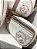 Kit Maternidade Bolsa Média, Mochilinha baby P e Necessarie Carol Sintético Offwhite com faixa rosé - Imagem 12