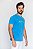 Camiseta Premium SAARA Azul Capri Estonada - Imagem 2