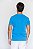 Camiseta Premium SAARA Azul Capri Estonada - Imagem 3