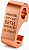 Conector para Aterramento Cabo/Haste 1/2" a 5/8" 16-35mm SACG - Imagem 1
