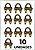 KIT 10 CONECTORES PARA HASTE DE ATERRAMENTO GTDU PA30 - 5/8 - Imagem 1