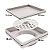 KIT 10 RALOS OCULTO INVISIVEL 15X15 - BRANCO - Imagem 2