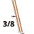 Kit 2 Haste de Aterramento 3/8 10mm x 1,20m - Imagem 1