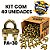 Kit 40 Conectores GTDU PA30 5/8 para Haste de Aterramento - Imagem 1