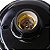 Kit 5 Plafons Plafonier Redondos Pretos E27 com Bocal de Porcelana 100W - Imagem 2
