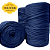 Fio de malha para Crochê e Macramê residual 500g Cor Azul Marinho Viscolycra - Imagem 4