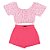 Conjunto Juvenil Estampado Floral - Imagem 1