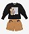 Conjunto Infantil Feminino Blusa e Short - Imagem 3