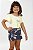 Conjunto Infantil Feminino Croppet e Short-Saia - Imagem 1