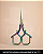 Tesoura Kush Round Rainbow/Silver - Abduzido - Imagem 1