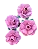 Topo Bem Casado Flor Beijinho 1Und - Imagem 3