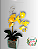 Orquídeas Amarela Artificial - Imagem 2