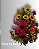 Cachepô de Girassol e Rosas Vermelhas. - Imagem 1