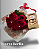 Buquê 12 rosas Vermelhas + Ferrero Rocher - Imagem 1