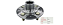 Cubo Roda Dianteiro - Civic 1.7 16v - EX / LX / LXL 2001 a 2005 - S/ABS - Estrias 26 / 4 Furos - Imagem 2