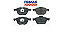 Jogo Pastilha Freio Dianteiro - Frasle - Volvo V50 2001 a 2010 - Imagem 1